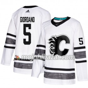 Dresovi Calgary Flames Mark Giordano 5 2019 All-Star Adidas Bijela Authentic - Muške